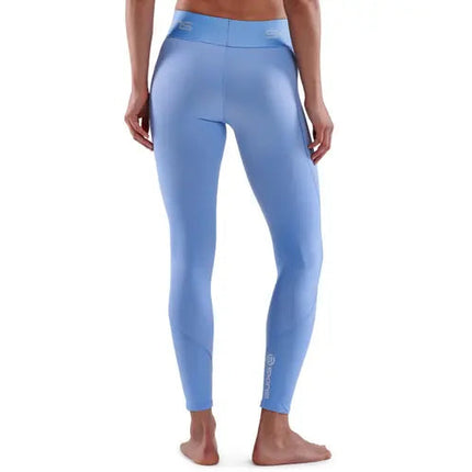 SKINS Women's 1-Series Compression Long Tights Sky Blue