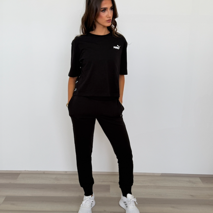 Puma Women's Essentials Sweat Pants - Black Cat