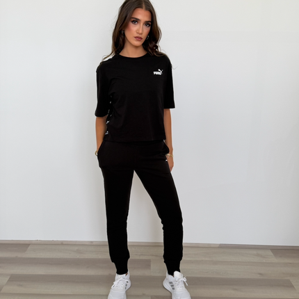 Puma Women's Essentials Sweat Pants - Black Cat