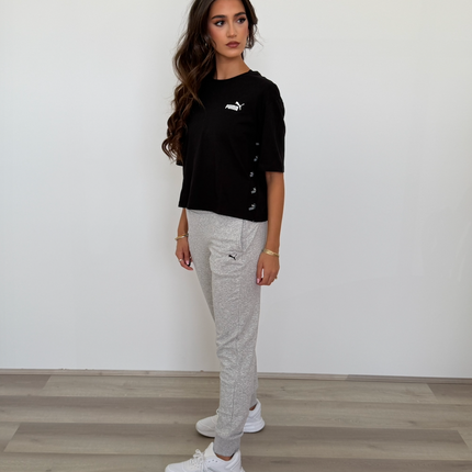 Puma Women's Essentials Sweat Pants - Light Grey Heather Cat