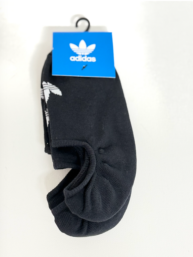 Adidas Unisex Low Cut Socks 3 Pack - Black/White