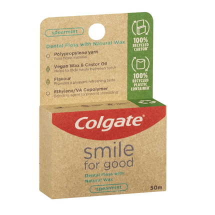 Colgate Smile For Good Spearmint Dental Floss 50m