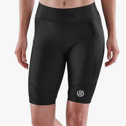 SKINS Women's 1-Series Compression Half Tights – Black