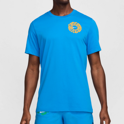 Nike Men's Dri-FIT Running T-Shirt - Light Photo Blue