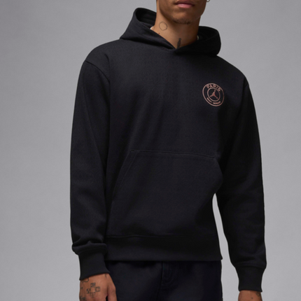 Nike Mens Paris Saint Germain Fleece Hoodie -  Black
