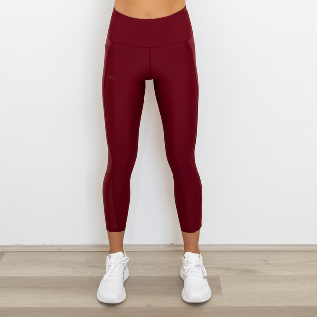 Under Armour Women's Heatgear Armour Ankle Tights - League Red/Dark Maroon