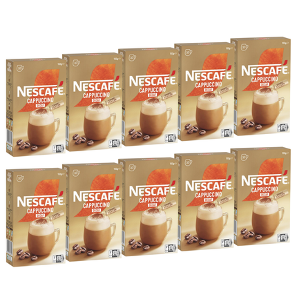 Nescafe Cappuccino Decaf Coffee Sachets - 100 Pack