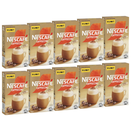 Nescafe Cappuccino Coffee Sachets - 100 Pack