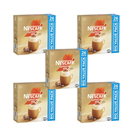 Nescafe Decaf Capuccino Sachets Big Value - 130 Pack