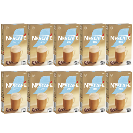 Nescafe Latte Coffee Sachets - 100 Pack
