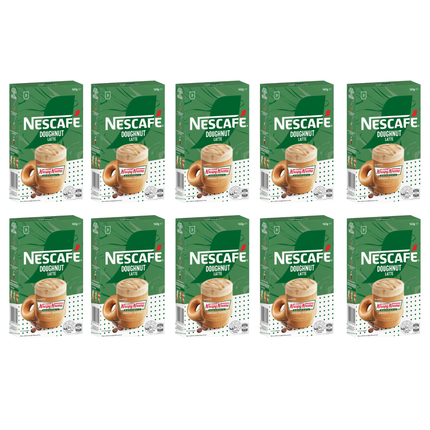 Nescafé Krispy Kreme Original Glazed Doughnut Latte coffee sachets 80 pack bulk box
