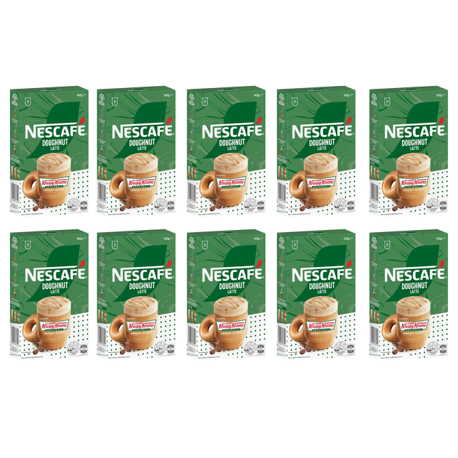 Nescafé Krispy Kreme Original Glazed Doughnut Latte coffee sachets 80 pack bulk box
