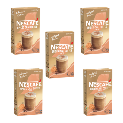 Nescafé Spiced Chai Coffee Latte sachets 40 pack bulk box
