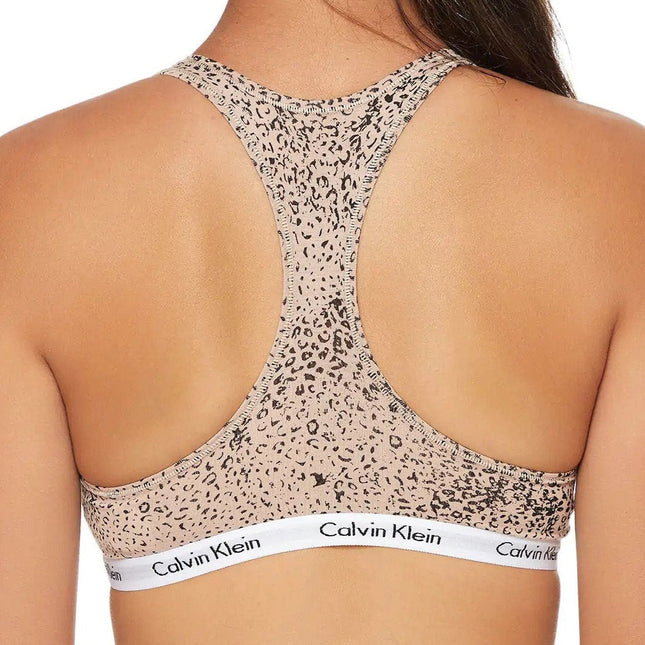 Calvin Klein Women's Carousel Unlined Bralette - Cheetah