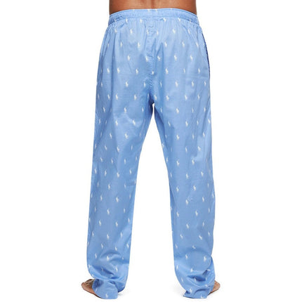 Polo Ralph Lauren Mens Pyjama Pants - Beach Blue/White