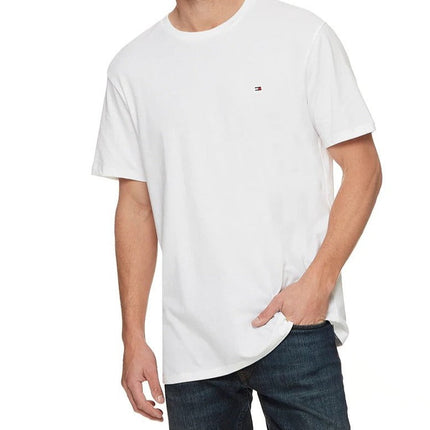 Tommy Hilfiger Men's Nantucket Flag Crewneck Tee / T-Shirt / Tshirt - Bright White