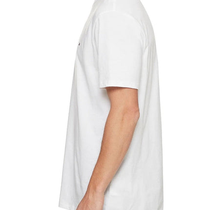 Tommy Hilfiger Men's Nantucket Flag Crewneck Tee / T-Shirt / Tshirt - Bright White