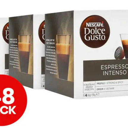 3 x 16pk Nescafé Dolce Gusto Espresso Intenso Coffee Capsules