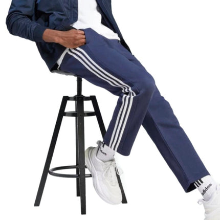 Adidas Mens Sportswear Essentials 3-Stripes Open Hem Fleece Pants - Legend Ink