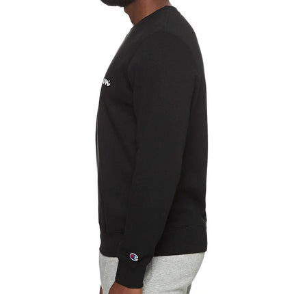 Champion Men's Script Crew Sweater - Black