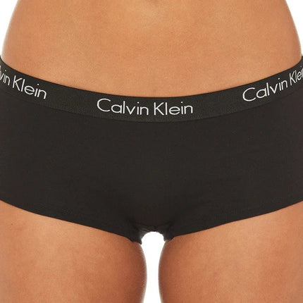 Calvin Klein Women's Motive Cotton Boyshorts 3-Pack - Black/White/Grey
