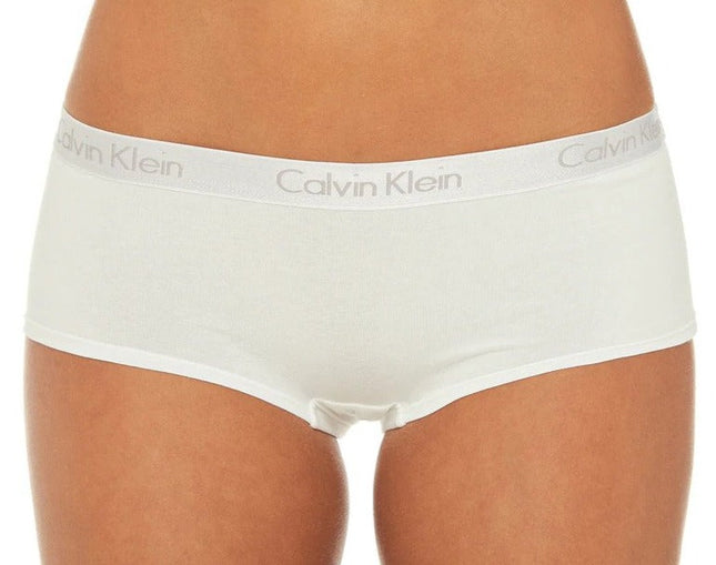 Calvin Klein Women's Motive Cotton Boyshorts 3-Pack - Black/White/Grey