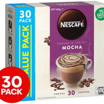 Nescafe Instant Coffee Sachets Mocha 30 Pack