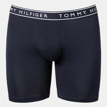 Tommy Hilfiger Men's Cotton Stretch Boxer Briefs 3-Pack - Pomegranate/Grey/Navy