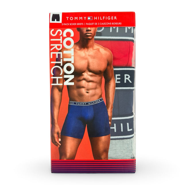 Tommy Hilfiger Mens Boxer Brief 3 Pack - Multi