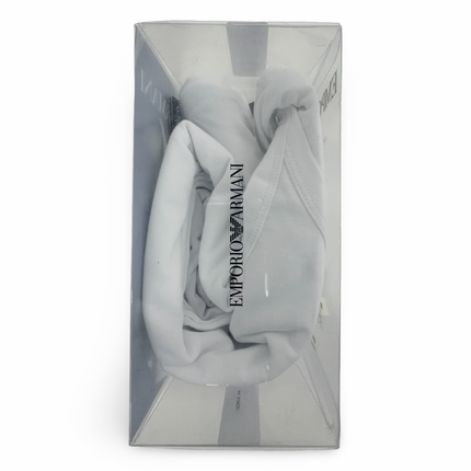 Emporio Armani Mens Pure Cotton Tank 3 Pack - White