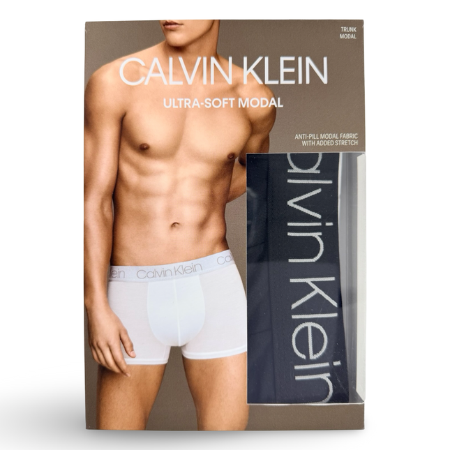 Calvin Klein Mens Ultra-Soft Modal Trunk - Black