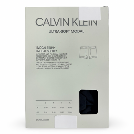 Calvin Klein Mens Ultra-Soft Modal Trunk - Black