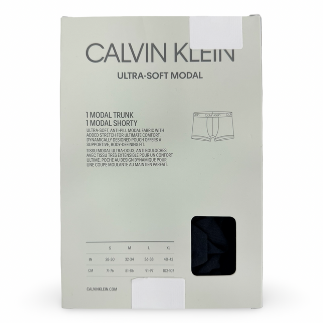 Calvin Klein Mens Ultra-Soft Modal Trunk - Black