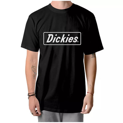 Dickies Mens Logo Graphic Classic Fit T-Shirt Black