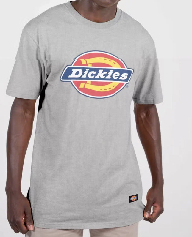 Dickies Men's Short Sleeve Regular Fit Logo Tee T-Shirts - Grey