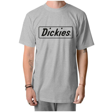 Dickies Mens Logo Graphic Classic Fit T-Shirt - Grey