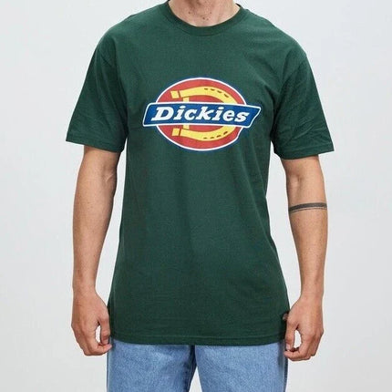 Dickies Men's Short Sleeve Regular Fit Logo Tee T-Shirts - Emerald Green