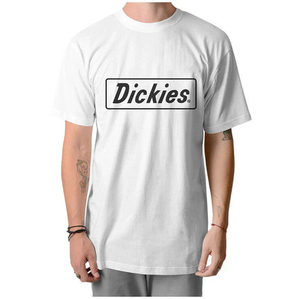 Dickies Mens Logo Graphic Classic Fit T-Shirt White